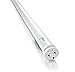 Hyperikon T8 T10 T12 Tube Light, 4ft Dual-End Powered 18W, Frosted 3000k, 1 Pack