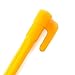 Outdoor Stakes with an Anchor for Outdoor Blankets and Tents - Durable Plastic, Safety Yellow (5.8