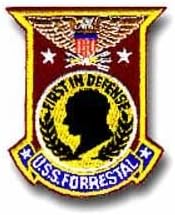 USS FORRESTAL CV-59 4½" MILITARY PATCH