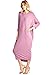 12 Ami Solid Long Sleeve Cover-Up Maxi Dress (S-2X) - Made in USA