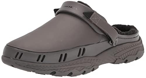 Skechers Men's Creston Ultra Sherpa Lined Clog, Khaki, 11 in Oman