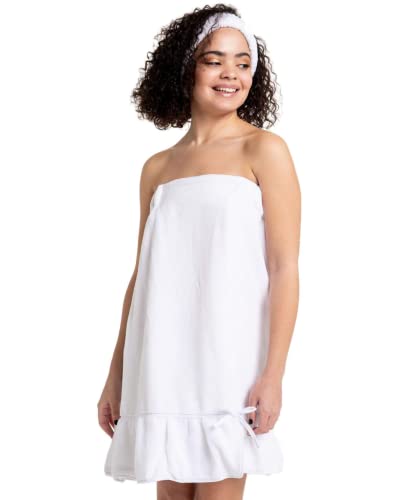 Bella il Fiore Spa Wrap - Towel Wrap For Women - Spa Robe Wraps for Women - Bea…
