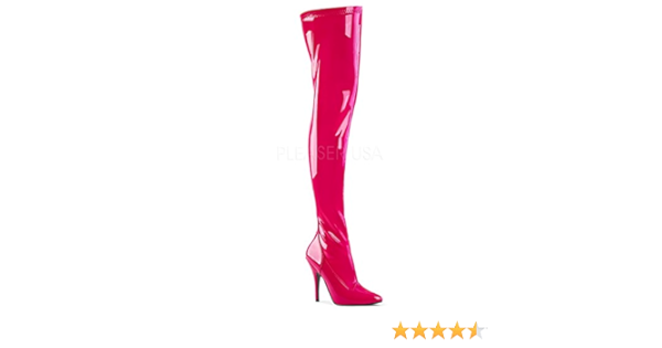 pink knee boots