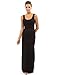 PattyBoutik Women Sleeveless Summer Maxi Dress (Black Large)
