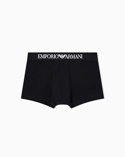 Emporio Armani Men's Stretch Cotton Jersey Trunk, Black, X-Large