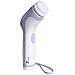 Skin Cleansing System Facial Brush & Body Care Kit for Women & Men. Includes 4 different heads - Large Body Brush, Soft Face Brush, Regular Face Brush and Pumice Stone. Water-Resistant. Purple