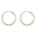 Children's 14K Yellow Gold Hoops Endless Baby Hoop Earrings 10 Mm