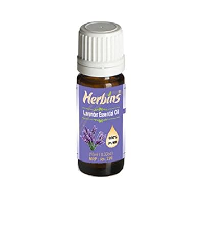 Herbins lavender oil for hair growth, skin care, stress relief, anti aging -10ml
