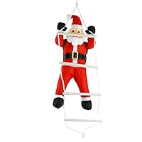 Athoinsu Stuffed Santa Claus Climbing On Rope Ladder 24