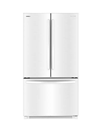 Daewoo RFS-26ABW French Door Bottom Mount Refrigerator, 26 Cu Ft, White, includes delivery and hookup