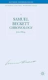 A Samuel Beckett Chronology (Author Chronologies Series) by J. Pilling