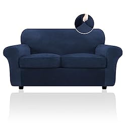 FestiCorp Velvet Sofa Covers for 2 Cushion Couch
