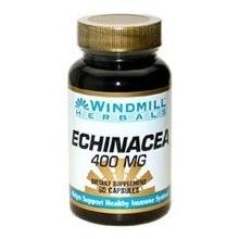Windmill Echinacea 400mg Capsules, 60 Count (Pack of 1)