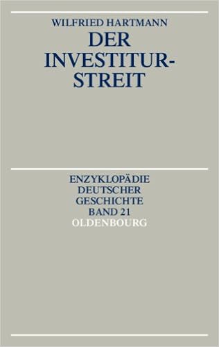 Der Investiturstreit Amazon De Hartmann Wilfried Bucher