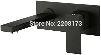 Tourmeler 2017 Promotions High Quality Square Black Style Bath Shower Bathtub Wall Sink Basin Mixer Tap Wels Bathroom Vanity Spout Faucet