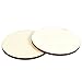 Wooden Cutouts for Crafts, Wood Circles, 0.18 Inch Thick (4 in, 24-Pack)