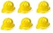 Dazzling Toys Construction Toy Helmet 6 Pack Construction Building Hats Pretend Play Accessory for Kids Building Projects