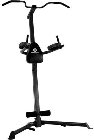 Marcy Power Tower Heavy Duty Dipping Station Dip Stand Pull Push Up Bar Fitness Exercise Home Workout Gym