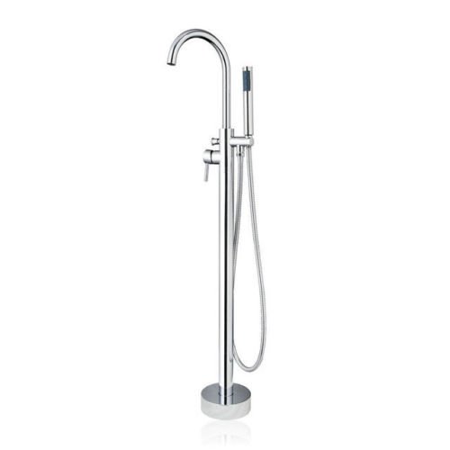 Us Bathroom 47 2 Inches Tall Floor Mounted Chrome Polish Bathtub