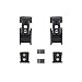 AL4X4 Latch Locking Hood Catch Kit Compatible with Wrangler JK JKU 2007-2017 Black Stainless Steel, 1 Pair