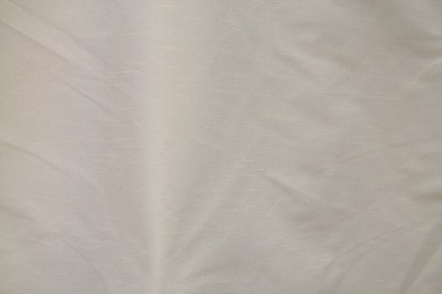 Poly Dupioni Silk Fabric - Color #2001 White, 50 Yards Wholesale By the Bolt