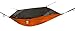 Oak Creek Camping Hammock and Accessories. Complete Package with Mosquito Bug Net, Rain Fly, Tree Straps. Great for Hiking, Backpacking, and Travel. Weighs Only 4 Pounds. Fire Orange and Gray.