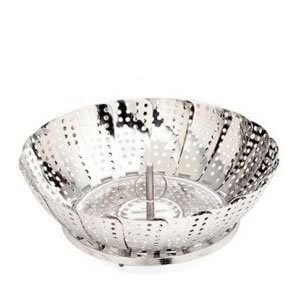Stainless Steel Collapsible Vegetable Steamer 12 Inch