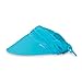 Wallaroo Women’s Aqua Sun Visor (Turquoise) – Packable, Adjustable Fit, Medium Size, UV Protection, Water-Friendly, Breathable, Lightweight Visor for Beach, Poolside, Hiking, and Outdoor Activities