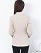 Aro Lora Women's Long Sleeve Solid Slim Casual Suit Jacket Blazer Coat US 8-10 Beige