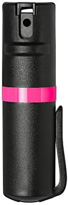 POM Pepper Spray 6-Pack - Maximum Strength OC Spray With Pocket Clip