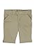 French Toast Big Girls' Twill Bermuda Short, Khaki, 8