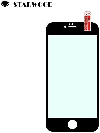 Starwood Tempered Glass Screen Protector for iPhone 6 and iphone 6 plus (Black)