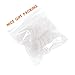 Spiral Hair Ties 12pcs No Crease Elastic Ponytail Holders Hair Ring Phone Cord Traceless Hair Rubber Bands Suitable for All Hair Types Clear 6 Colors,2pcs/Color