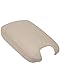 ISSYAUTO Leather Center Console Lid for 08-12 Accord Armrest Cover Replacement Console Cover Beige