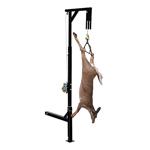 LYTACTICS 450 lb Portable Game Hoist with Truck Hitch Mount Deer Hanger