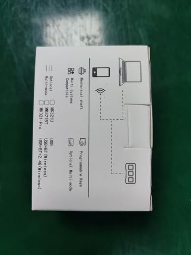 PCsensor 3 Key Mini Keypad Wireless USB 2 in 1 Mechanical Gaming Macro Keyboard Customized Programmable OSU Keypad with RGB Led for PC Gaming OSU Office Work HID