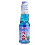 Ramune Japanese Marble Soda Blueberry Flavor, 6