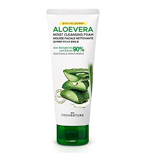FROMNATURE NEW Aloe Vera 90% Moist Cleansing Foam (150g 5.29oz) Soothing & Moisturizing