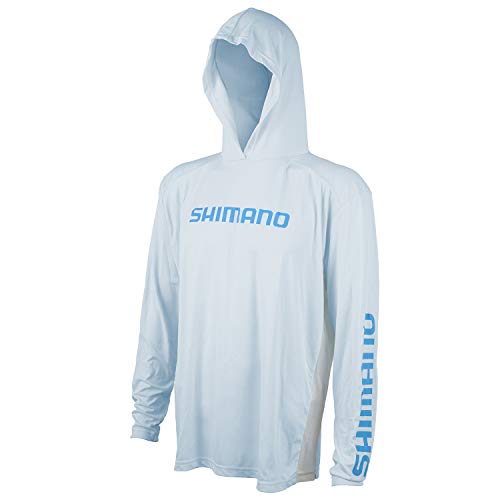 SHIMANO Long Sleeve Hooded Tech Tee Fishing Gear Fishing Shirts Now