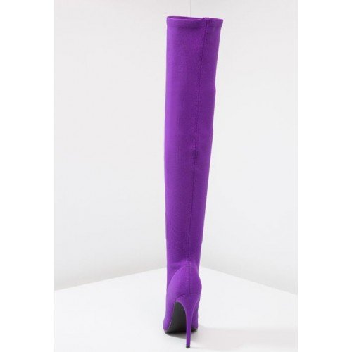 4.75 Heel Over The Knee Boots Size 