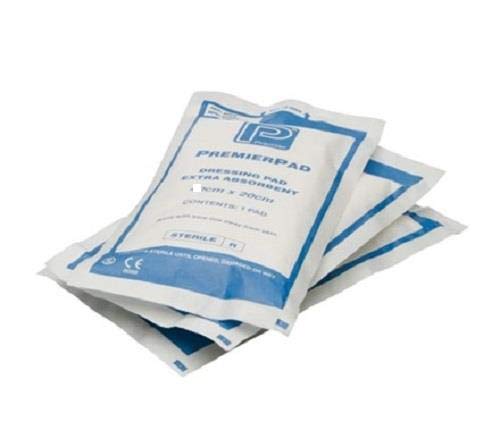 Premier Pad White Dressings, Sterile, 20cm x 20cm, Pack of 25