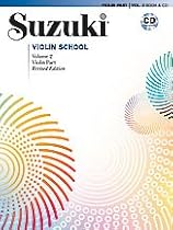 Suzuki Violin School Revised Edition Violin Part Book & CD Volume 2