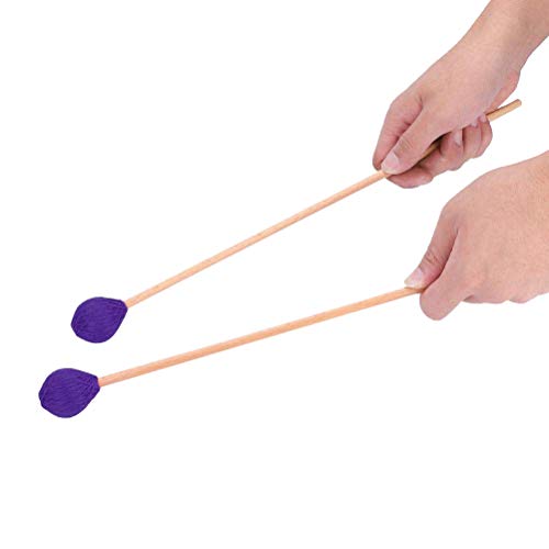 image for Marimba Mallets, Uspacific 1 Pair  Medium Hard Yarn With Beech Handle