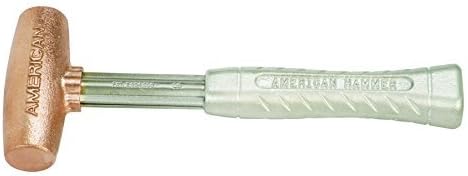 Sledge Hammer, 4 lb, 12 in, Copper/Alum by American Hammer