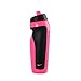 NIKE 9341/1 sports water bottle, Unisex, N.OB.11.632.OS, Pink Pow/Black, 600 ml