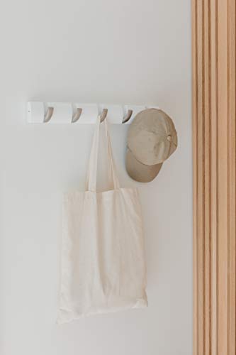 Umbra Flip Coat Rack - White/Nickel - Image 10