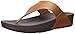 FitFlop Women's Lulu Thong Sandal,Toffee Tan,7 M US