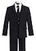 OLIVIA KOO Boys Solid 5-Piece Formal Suit Set with Matching Neck Tie…