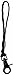 Burton Cord Leash, Black
