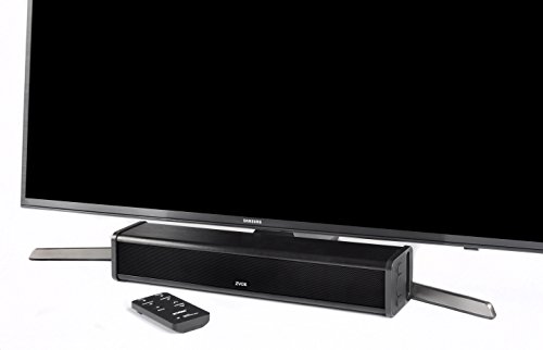 AccuVoice AV203 Sound Bar TV Speaker with Hearing Aid Technology, Six Levels of Voice Boost - 30-Day Home Trial (Black)